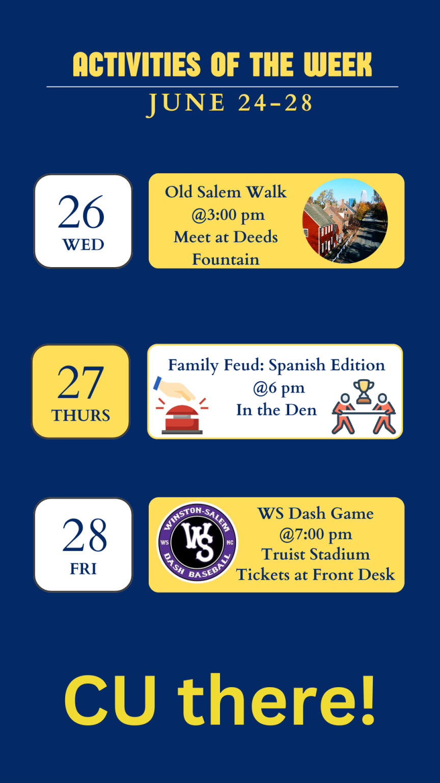 Events of the week. June 24-28-1